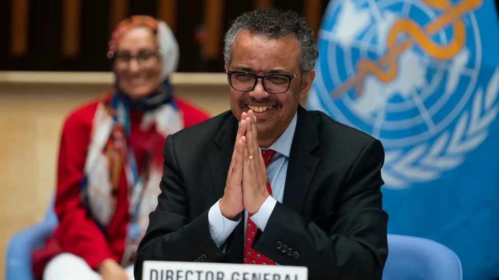 WHO:s generalsekreterare Tedros Adhanom Ghebreyesus. Arkivbild.