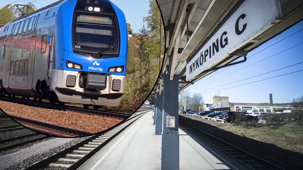 Premiärdags för Mälartågen på Nyköpingsbanan, med stopp i Nyköping och Vagnhärad.
