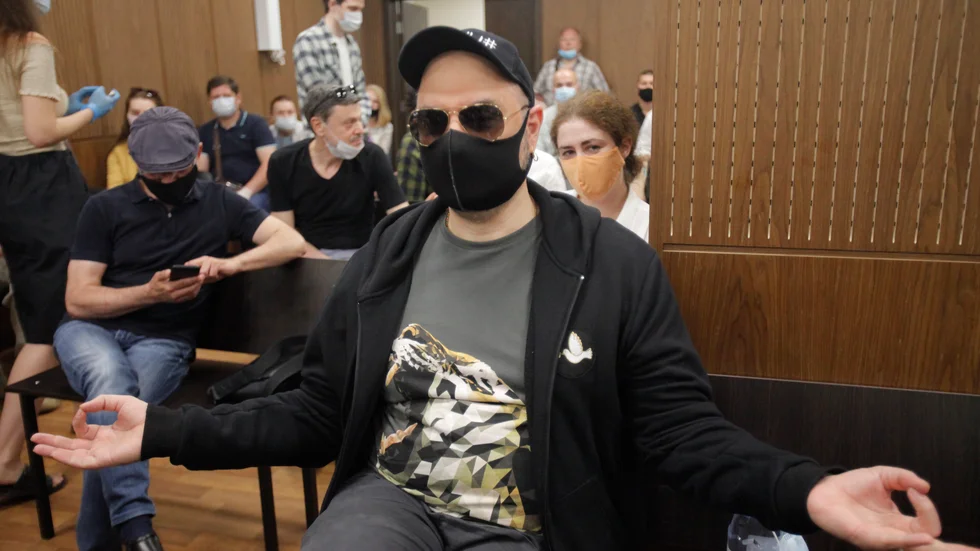 Regissören Kirill Serebrennikov befinns skyldig till förskingring.