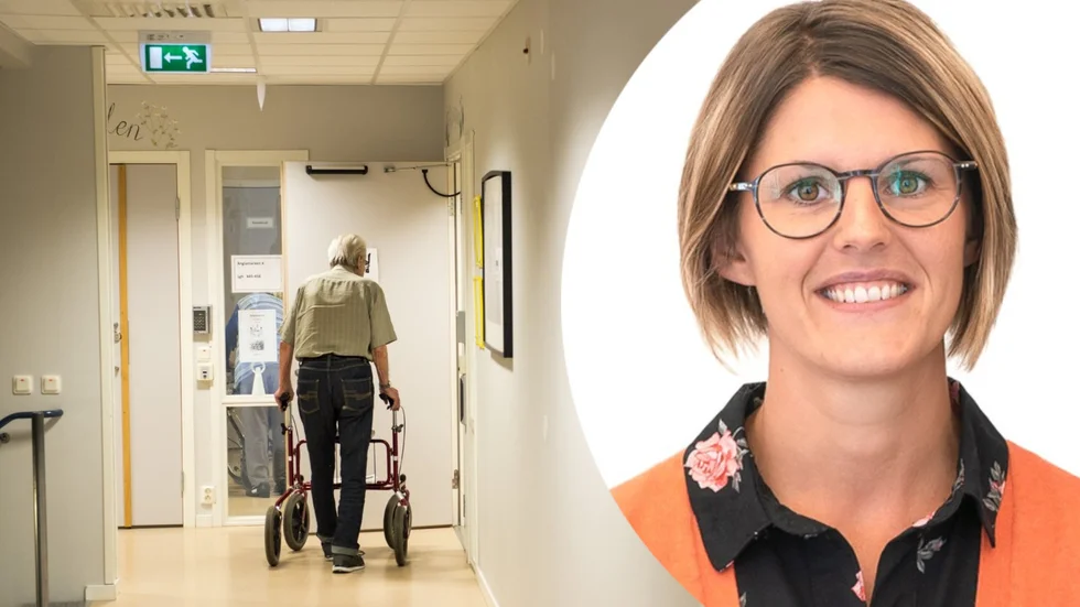 Fridha Söderqvist, verksamhetschef inom kommunens äldreomsorg, är glad över att man nu succesivt kan tillmötesgå boendes och anhörigas önskan om att träffas via bokade utomhusbesök.