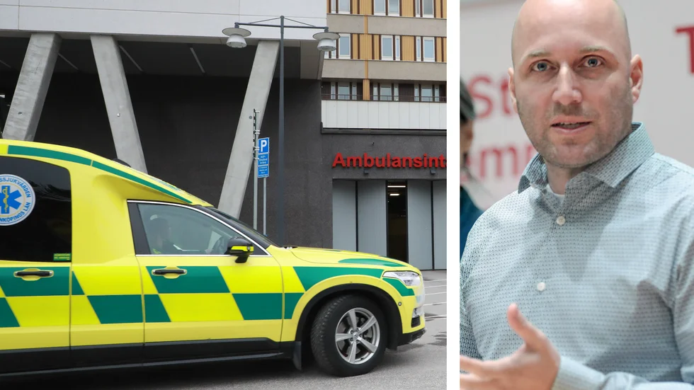 Region Östergötlands sjukvårdsledare Rickard Lundin konstaterar en nedåtgående trend när det gäller antalet covid-19-smittade i länet, men det går långsamt.