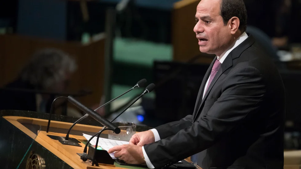 Egyptens president Abd al-Fattah al-Sisi. Arkivbild.