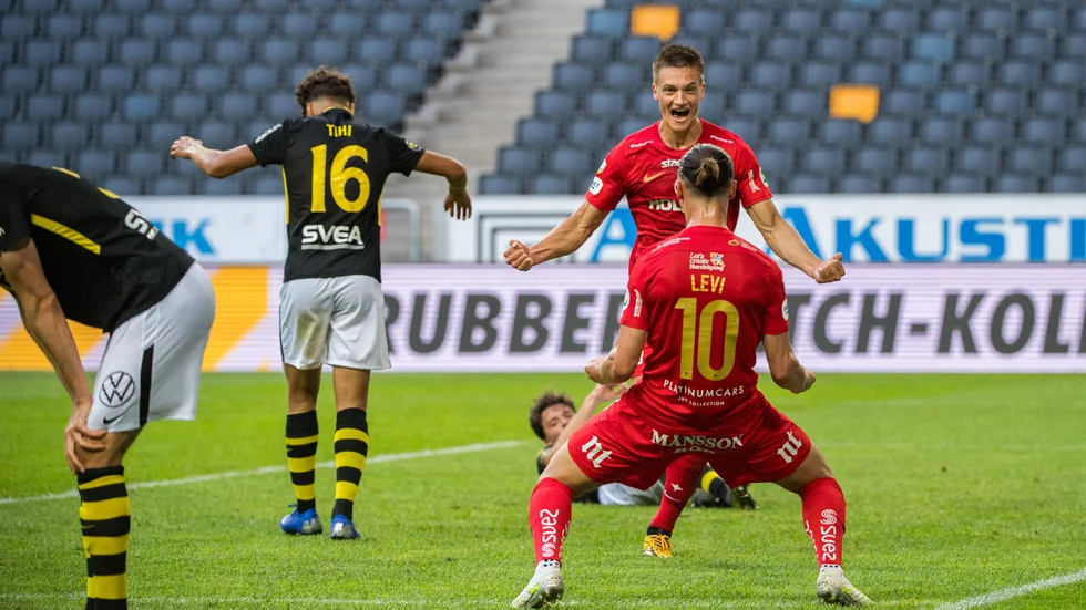 Rasmus Lauritsen gjorde ett av IFK:s tre backmål mot aik.