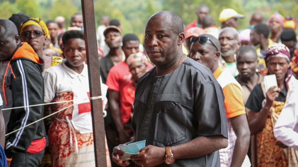 Regeringspartiets kandidat Evariste Ndayishimiye vann presidentvalet i Burundi. Arkivbild