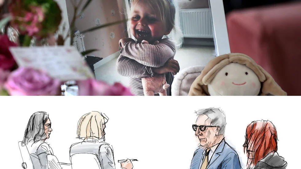 Vad hände med Esmeralda? Kammaråklagare Anna Lander ställde en rad frågor till den tilltalade mamman. Det gjorde också hennes försvarare Per Oehme.