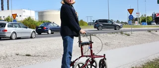 Här blev Maude påkörd av okänd på elcykel