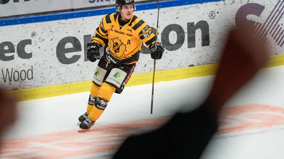 Anderas Wingerli gjorde matchens två sista mål i tredje perioden. 