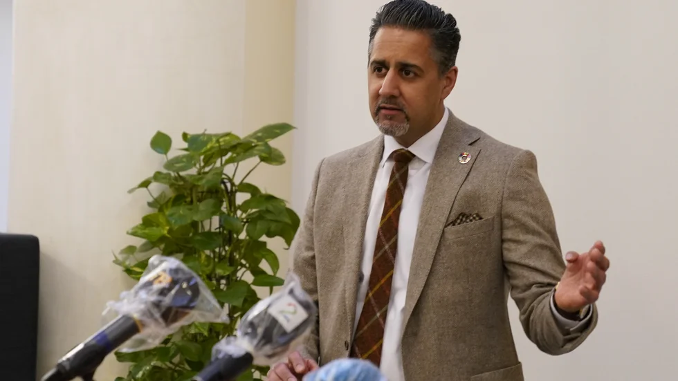 Den norske kulturministern Abid Raja från det socialliberala partiet Venstre provocerade det norska kulturlivet med en krönika i tidningen Aftenposten. Arkivbild.