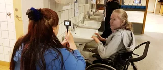 Elevernas musikvideo visar hur man tvättar händerna