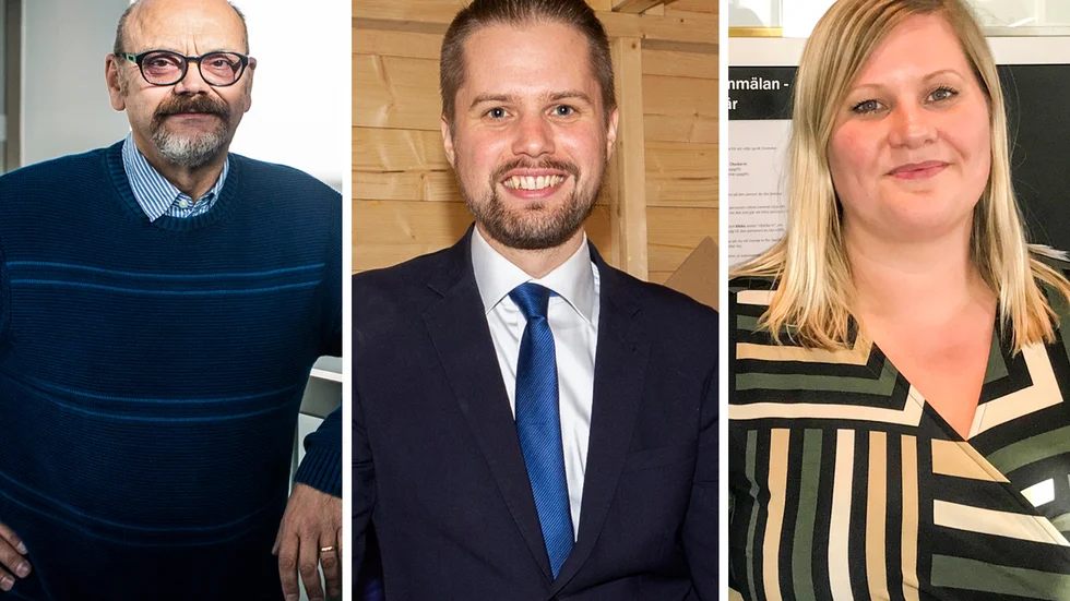 Anders A Aronsson (L), Simon Alm (SD) och Ylva Stadell (S) lär får diskutera det islamiska centret i minst en månad till.