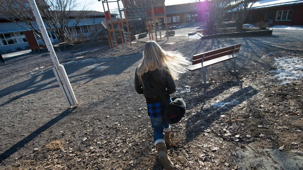 Läraren ska ha polisanmälts av en privatperson, inte av skolan.