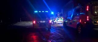 Väjde för djur på 53:an – voltade med bilen