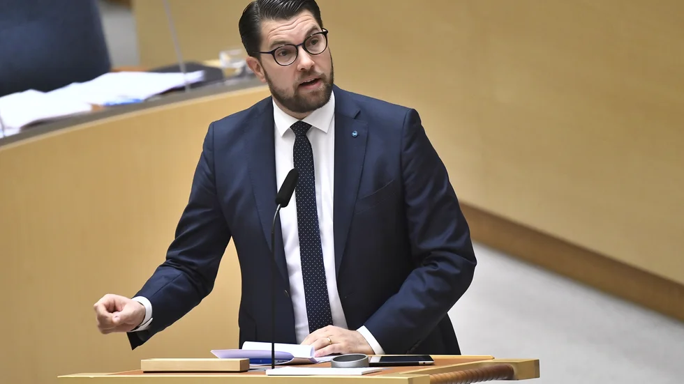 Jimmie Åkesson (SD) och hans vänner förespråkar ett helt annat samhälle än i dag.