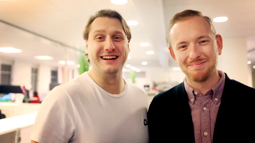 Team Rapids lagledarduo Alexander Edberg och Felix Andersson.