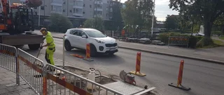 Nytt övergångsställe byggs i centrum