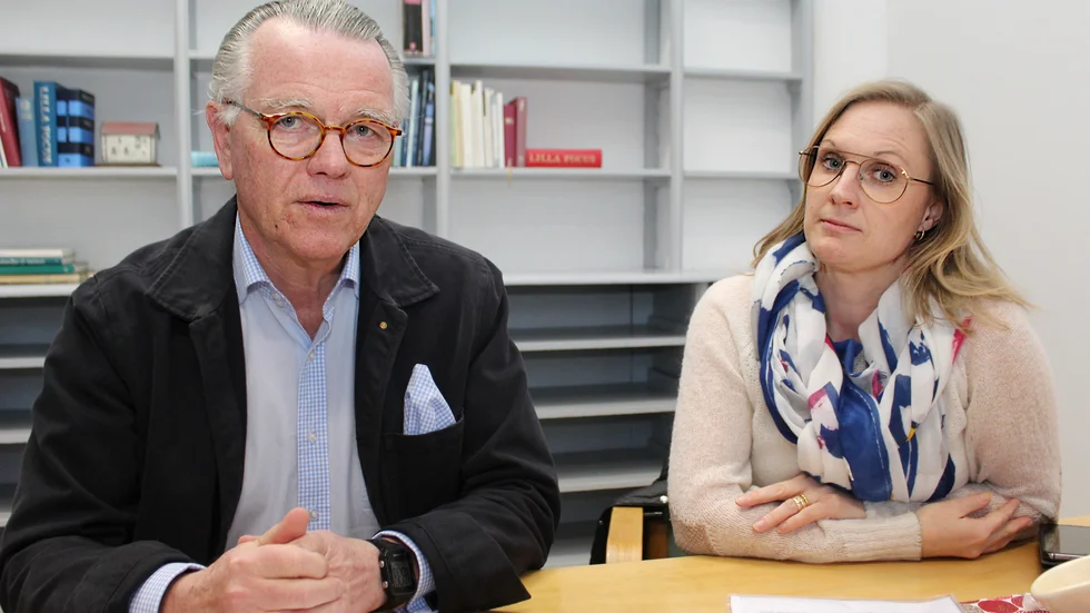 Konsensuspolitikerna Bengt-O Petersson och Frida Edholm.