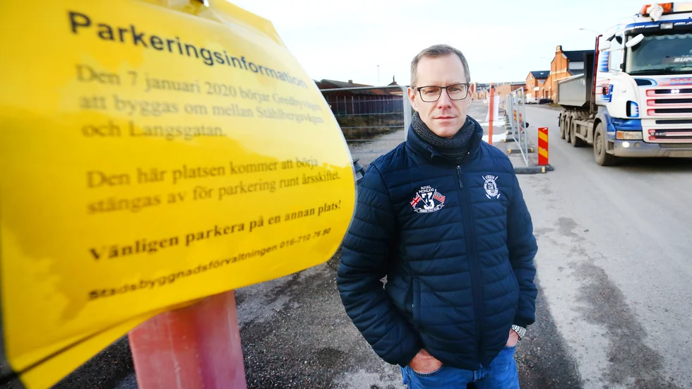 – Målet är att öppna Gredbyvägen vid rondellen vid Västermarksgatan för att avlasta trafiken på Kungsgatan, säger Anders Enesved på stadsbyggnadsförvaltningen.