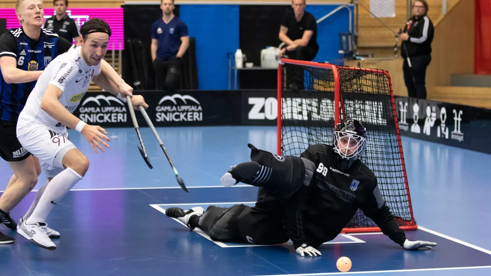 Oskar-Viking Tjernberg räddade 22 av 25 skott i segern över Storvreta.