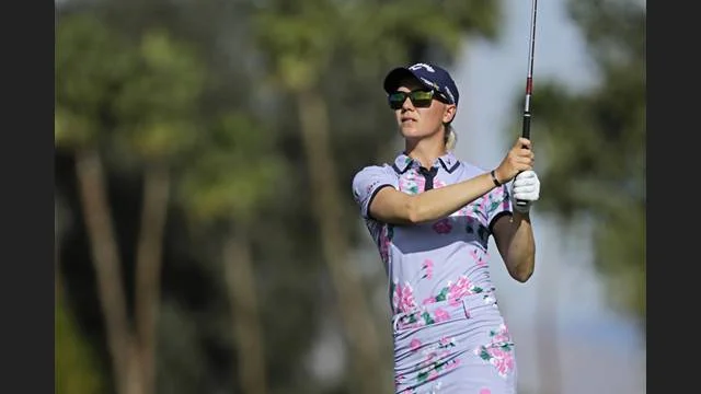 Madelene Sagström tog sin första seger på LPGA-touren. 