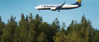 Flygresan blev en skräckupplevelse