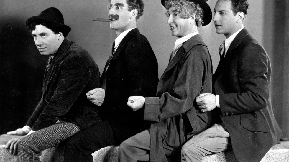 Chico, Groucho, Harpo och Zeppo 1930. 