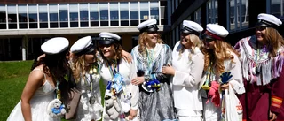 Få studenter - men stor glädje