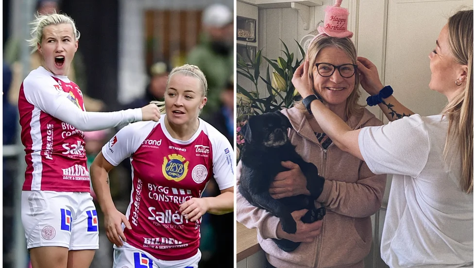 Ingrid Wixner bytte match mot kalas. 