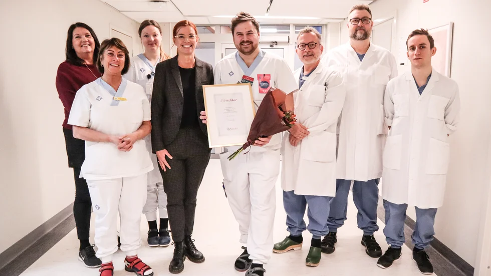 Den 25 november utsågs kirurgmottagningen på Skellefteå lasarett till certifierad inkontinensmottagning av Sinoba.