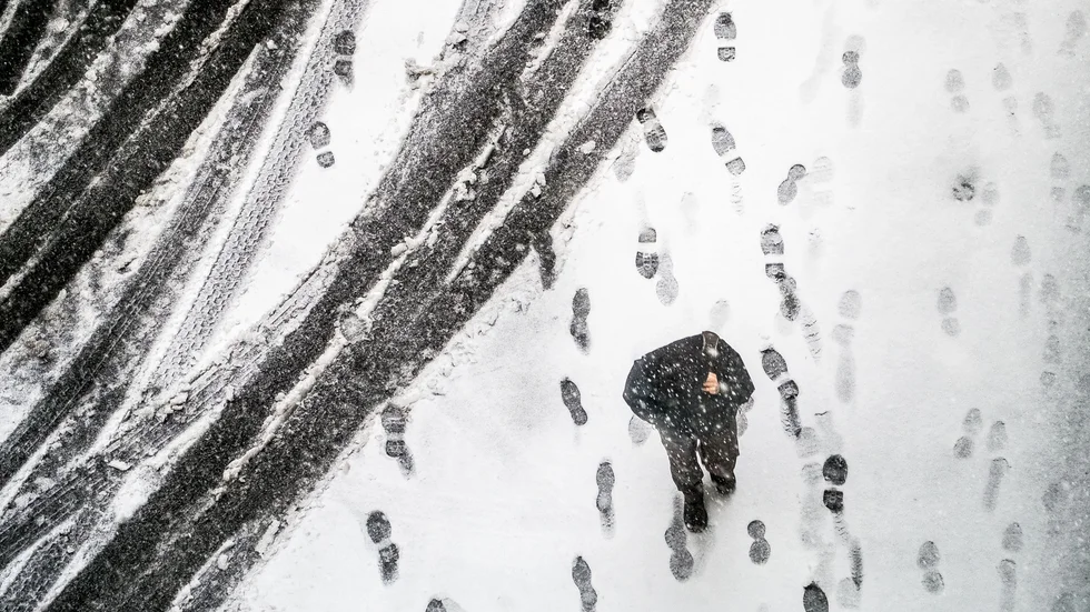 Snökaoset i Västerbotten kommer inte att drabba Norrbotten.