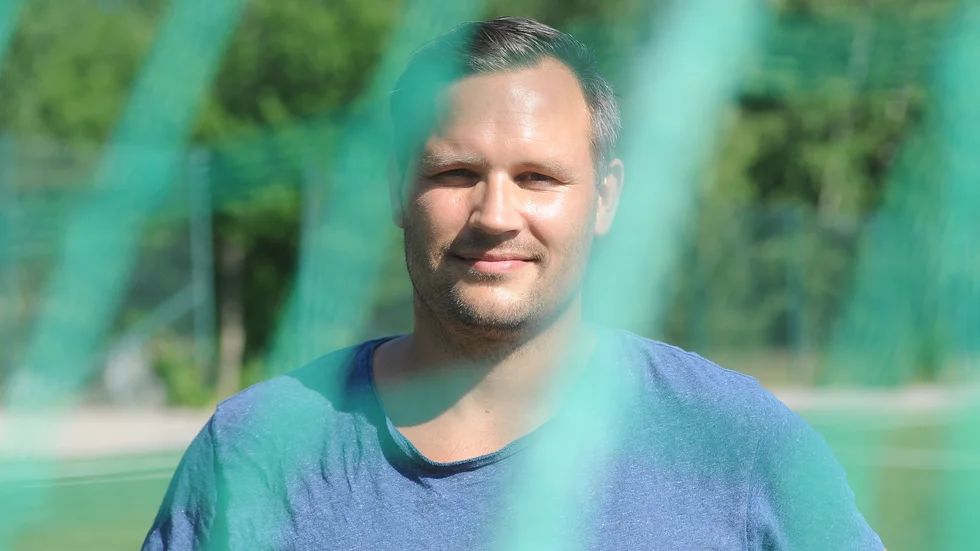 Den tidigare målvakten Jonas Käck. Kan han sänka Triangeln, som målgörare, i lördagens premiär?