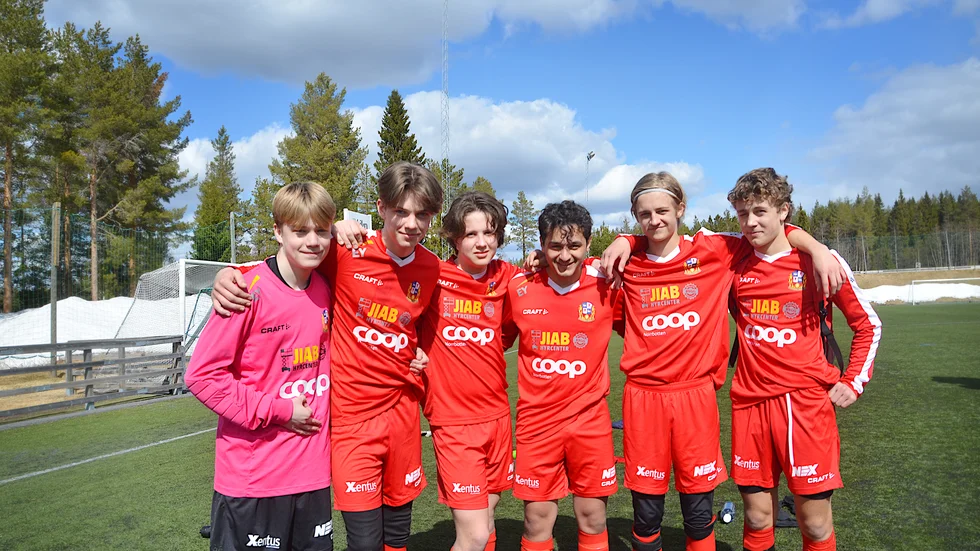 Petter Forsell, Oskar Lundgren, Ville Bergström, Mustafa Layegh, Melker Berg och Lukas Prytz var några av Piteåkillarna på länslagssamlingen.