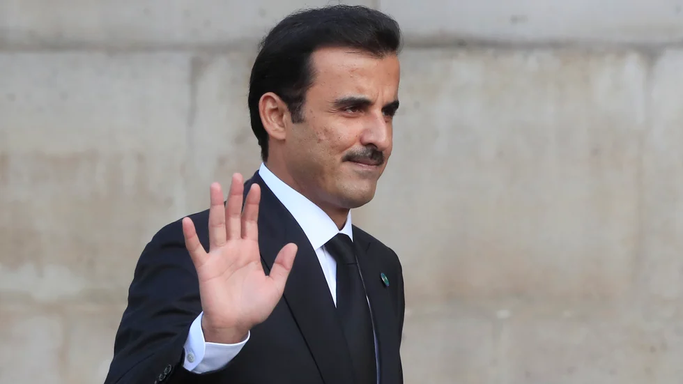 Qatars emir Tamim bin Hamad Al-Thani. Arkivbild.