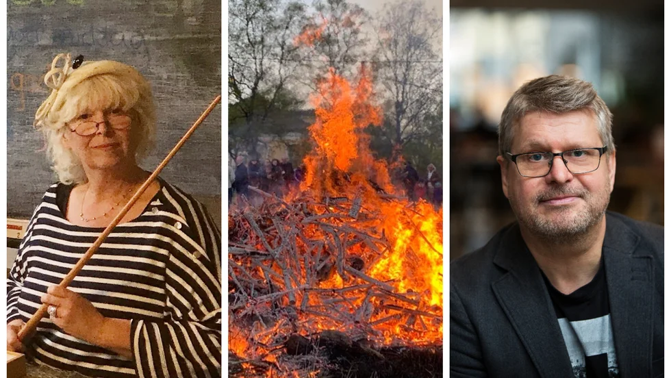 Marés Lendway från Husby- Ärlinghundra-Märsta hembygdsförening och chefen Lars Palmér, kultur- och fritidsförvaltningen. 