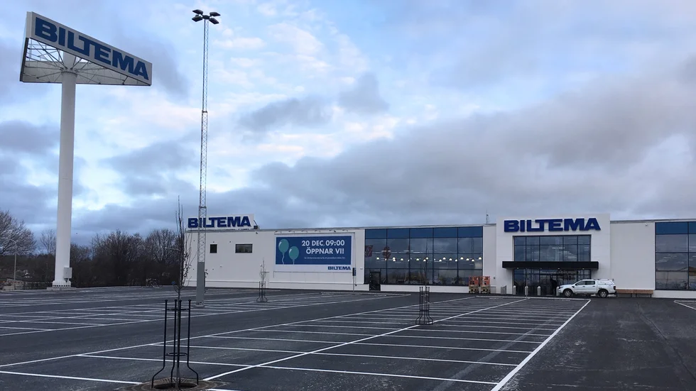 Ungefär så här kommer varuhuset se ut när det står färdigt i mars 2021.