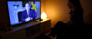 Tre miljoner såg Löfven tala till nationen