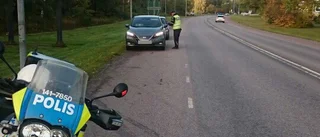 Rattfyllerist stoppades i morgontrafiken