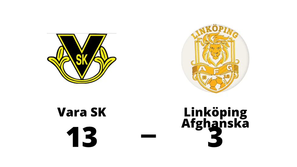 Vara SK vann mot Linköping Afghanska FC