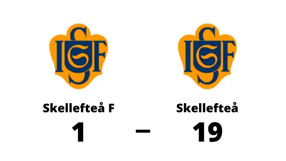 Skellefteå IF F förlorade mot Skellefteå IF