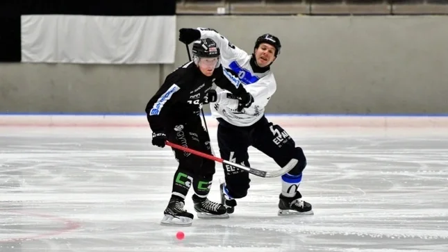 Ted Bergström under matchen mot Saik.