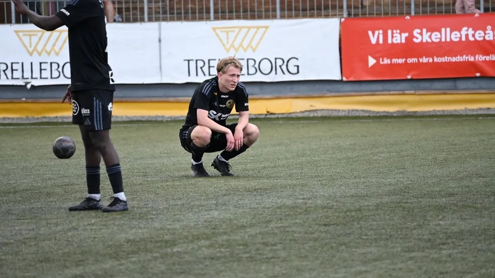 Depp i Skellefteå FF efter poängtappet mot Lucksta IF. 