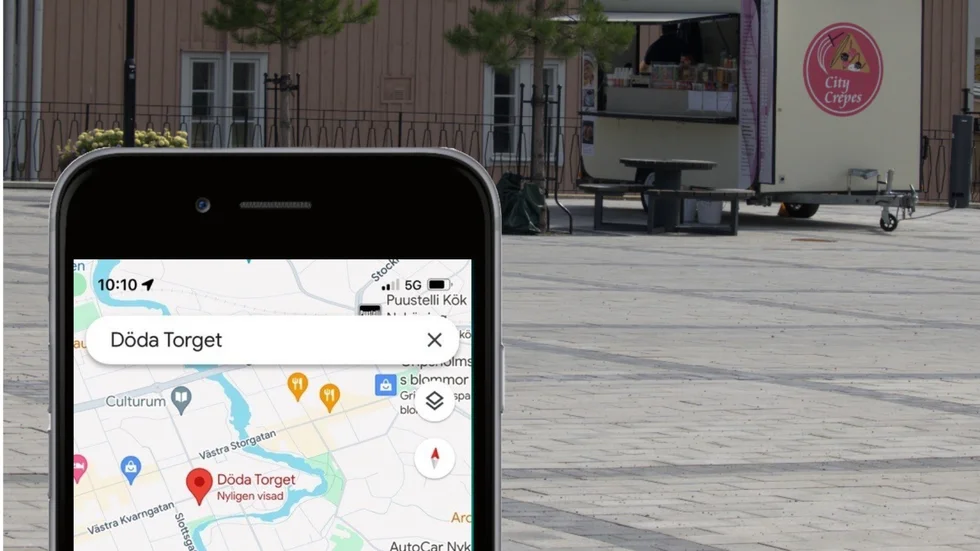 Det var under söndagen som information om den pinnade platsen "Döda torget" kom in till SN. Under tisdagseftermiddagen var platsen borttagen från Google maps. 