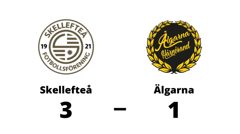 Skellefteå FF vann mot Älgarna-Härnösands IF