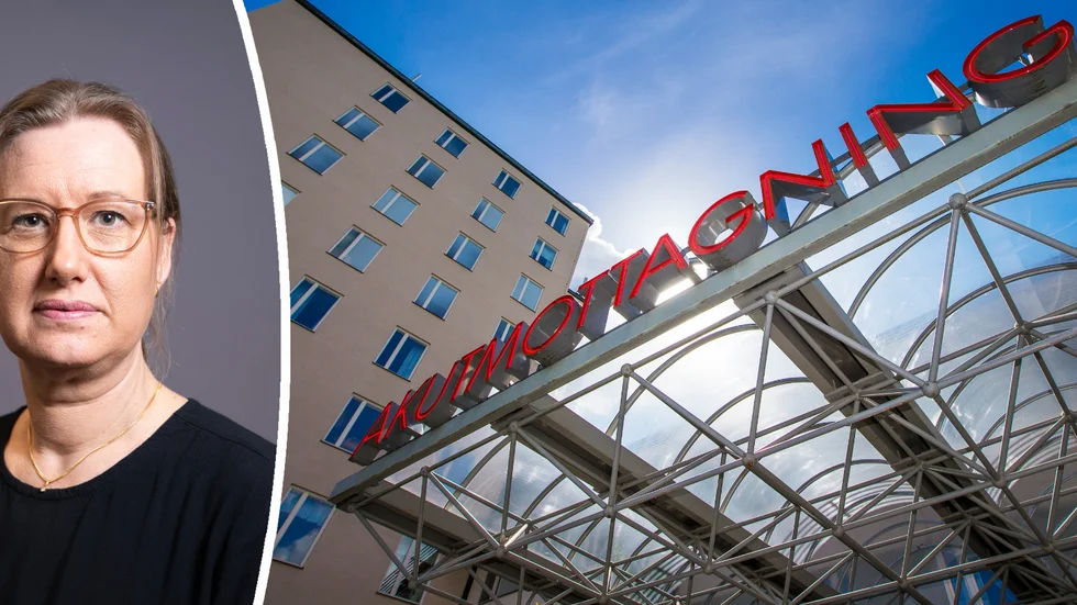 Sofia Birk, HR-direktör, säger att skyddsarbete inte längre räcker för att säkra vården vid Akademiska sjukhuset.