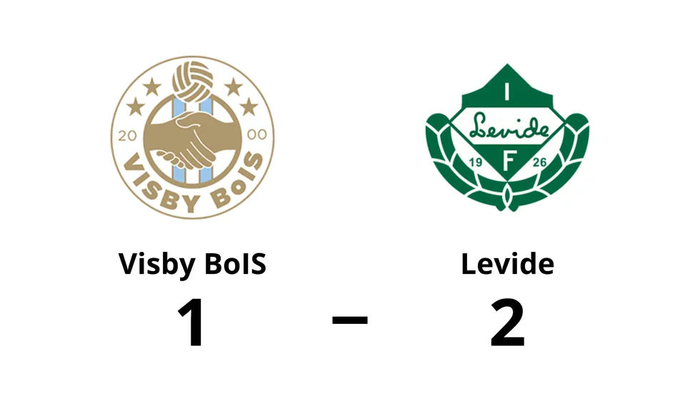 Visby BoIS förlorade mot Levide IF