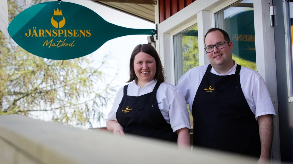 Cecilia och Daniel Lindström är taggade på att öppna hybridbutik och vill utveckla sin verksamhet ännu mer. "Först och främst inom catering som vi redan är starka i", säger Cecilia.