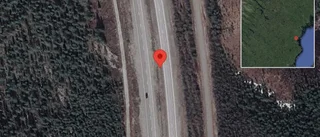 Stopp på E4 på grund av en trafikolycka