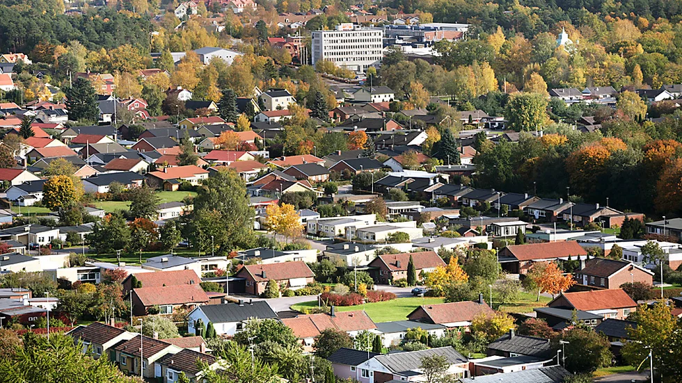 Vårfrukyrkan. Vy över Enköping, Enköpings stad, Korsängen