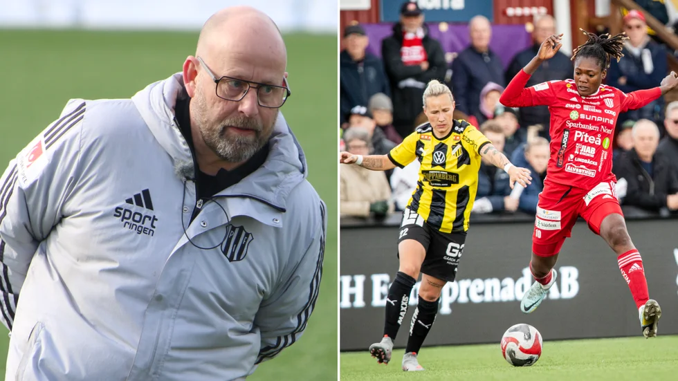 Stellan Carlsson ser fram emot PIF dams möten med BK Häcken. "Två häftiga matcher", säger han.