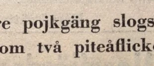 Ur PT:s arkiv: Slagsmål på öppen gata