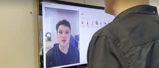Reportern testar virtuellt smink: "Nu ser man ju riktigt bra ut"